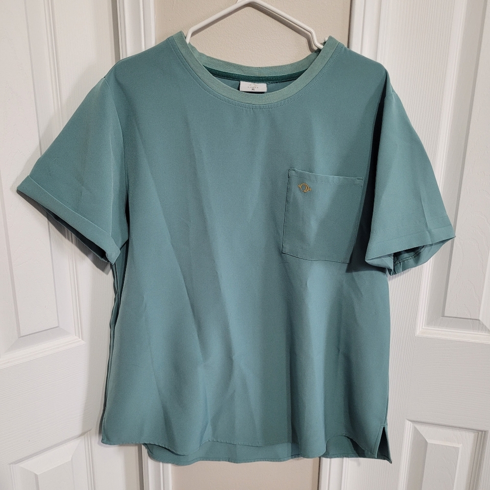 LUUNA Estelle Crew neck scrub top Seafoam Size XL
